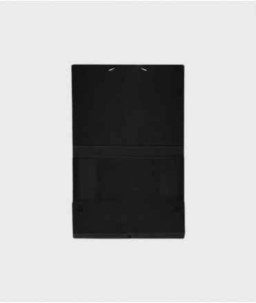 Carpeta de proyectos desmontable A4 negra, lomo 10 cm.