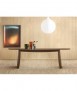 Oval table Petal, walnut. 100x240 cm.