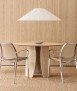 Round table Petal, oak. 120x120 cm.