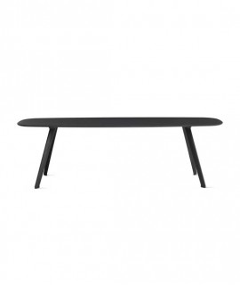 Lapel table, black phoenix. 38x118x36 cm.