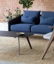 Mesa Solapa, fénix negre. 38x118x36 cm.