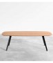 Mesa Solapa, roble. 58x118x30 cm.