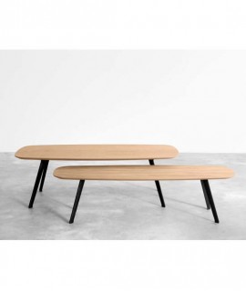 Lapel table, oak. 58x118x36 cm.