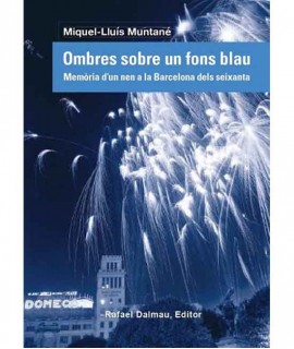 Ombres sobre un fons blau