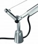 Soporte fijo para escritorio luz Tolomeo, aluminio