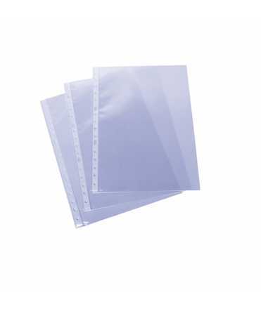 Paquete de 10 fundas transparentes multiperforadas A4