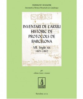 Inventari de l'arxiu històric de protocols de Barcelona