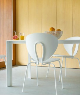 Cadira Globus, blanc 