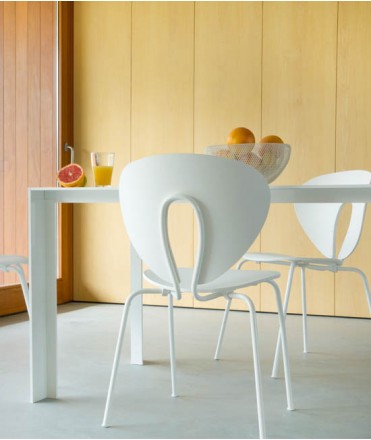 Cadira Globus, blanc 