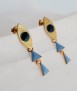 Pendientes Fus y triangulos azules, Somni