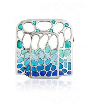 Broche esmalte, Gaudí