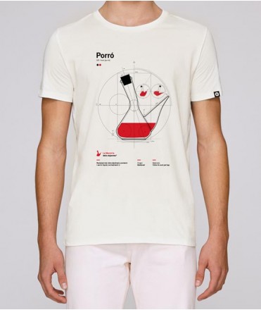 Camiseta Porrón, blanco