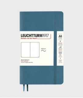 Cuaderno Pocket A6. Punteado. Azul piedra