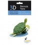 Tortuga 3D de cartó