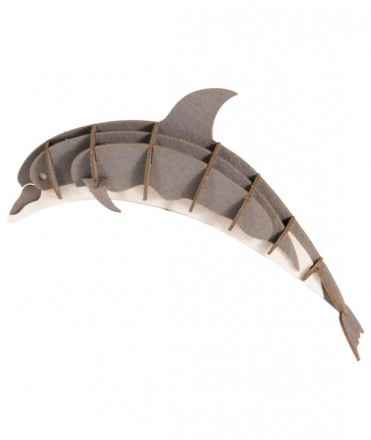 Delfín 3D de cartón