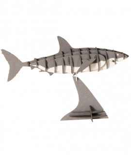 Tiburón 3D de cartón