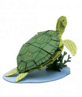 Tortuga 3D de cartón
