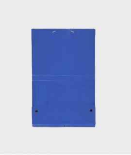 Carpeta de proyectos desmontable, lomo 10 cm. Tamaño: 34x24,5x10 cm. Color azul