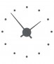 Reloj de pared OJ mini, gris oscuro