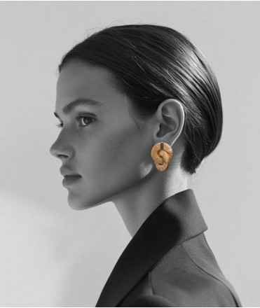 Pendientes EEEEEOH redondos, pequeños