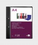 Carpeta Canguro A4, negro opaco