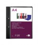 Carpeta Canguro A4, negro opaco