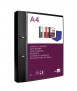 Carpeta Cangur A4, negre opac