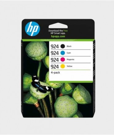Pack 4 tintas HP 924