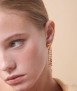Pendientes largos dorados Aube