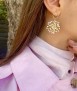 Pendientes Coral N.2 dorados Popelin