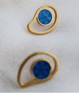Pendientes dorados Gaudí Jewelry
