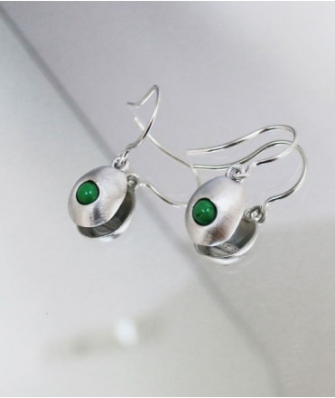 Pendientes de gancho Addaia Plata