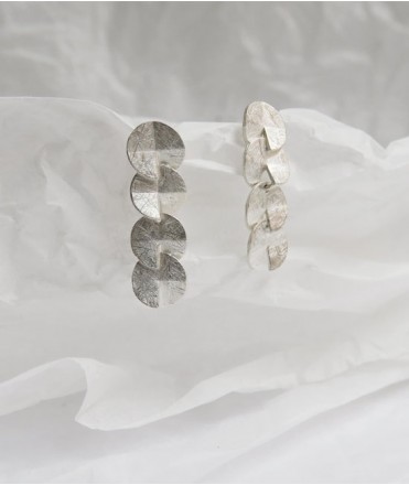 Pendientes largos Umbrella Plata