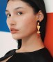 Pendientes dorados extralargos Miró Jewelry
