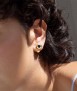 Pendientes dorados pequeños Favorita Colors