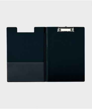Carpeta amb pinça i tapa negra