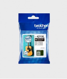 Cartucho tinta negra Brother LC421XLBK