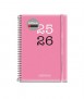 Agenda escolar activa rosa 25-26