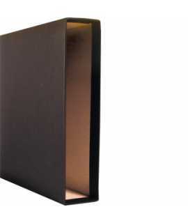 Caja archivador. Tamaño: 32x29x6 cm. Color negro