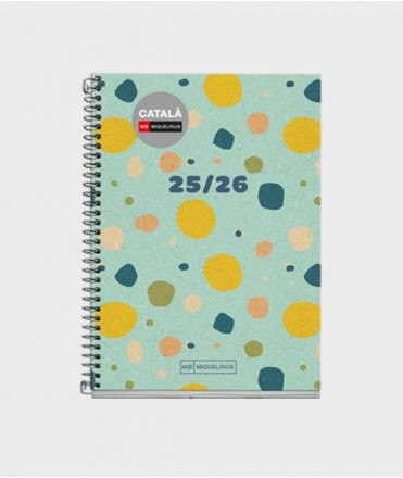 Agenda escolar 10 meses Confetti 25-26