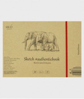 Bloc de dibujo papel marrón natural 290g