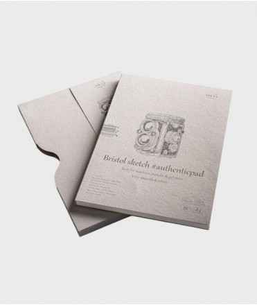 Bloc en carpeta bristol blanco 185g 50 hojas