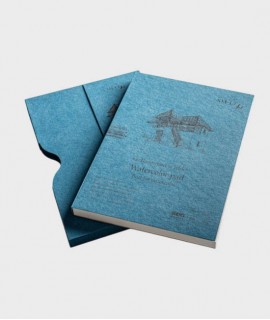 Bloc en carpeta acuarela blanco 280g 35 hojas