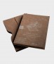 Bloc en carpeta acuarela marrón rugoso 280g