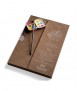 Bloc en carpeta acuarela marrón rugoso 280g