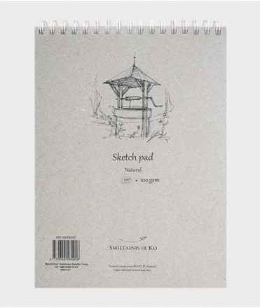 Bloc de bocetos blanco A5 100g 100 hojas