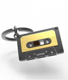 Llavero metalmorphose tocadiscos negro