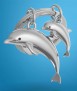 Llavero metalmorphose delfines