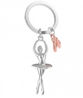 Llavero metalmorphose ballet rosegold