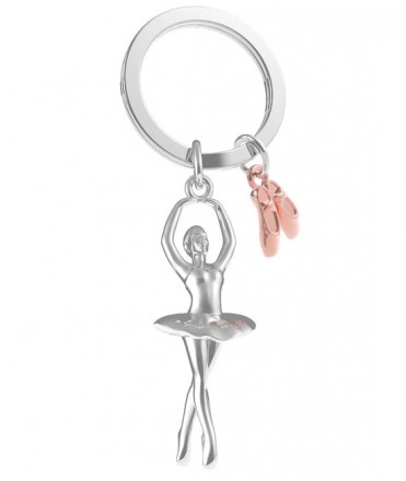 Llavero metalmorphose ballet rosegold